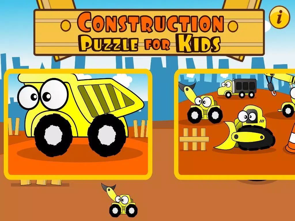 Construction Puzzle for Kids iPad  Screenshots