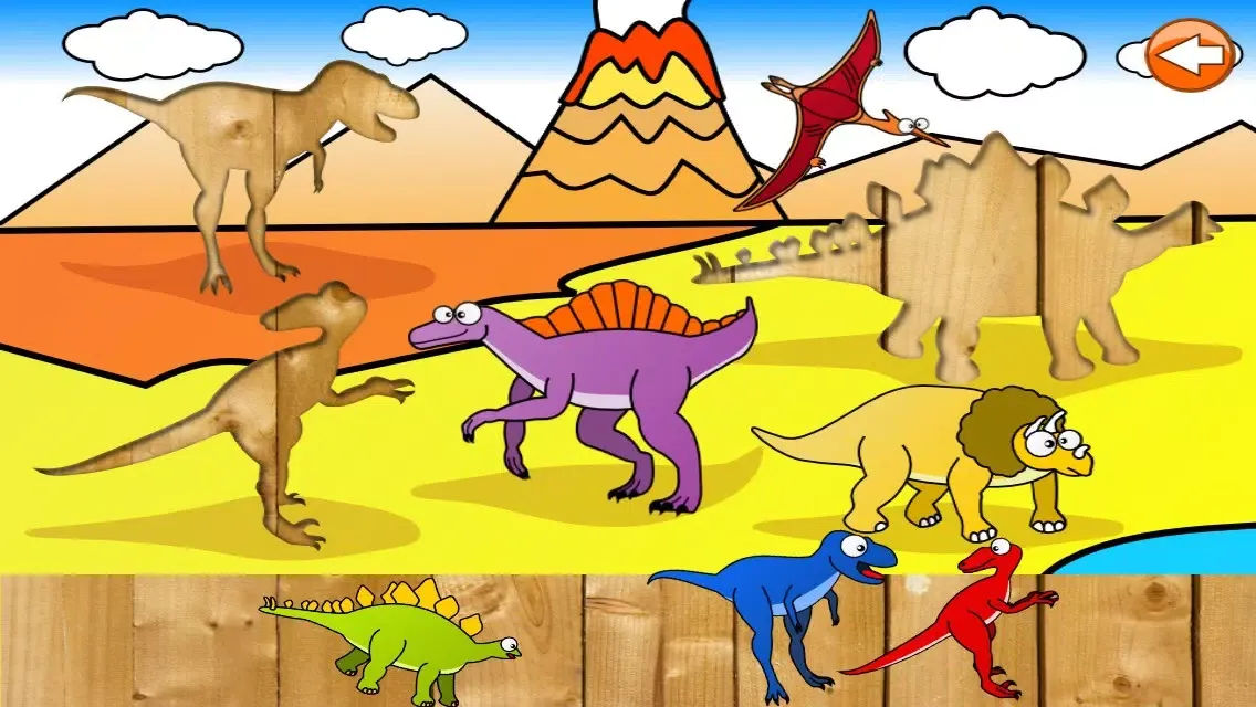 صور Dinosaur Puzzle for Kids