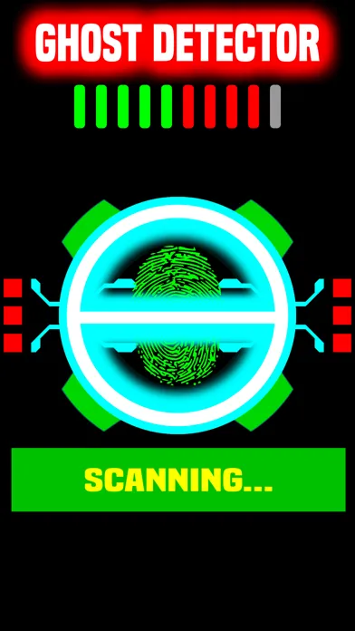 Tangkapan layar Ghost Detector - Find Ghosts Fingerprint Scanner Pro HD +