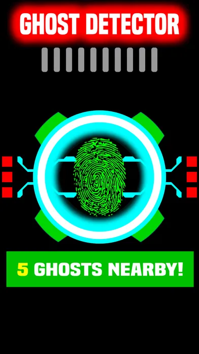 Tangkapan layar Ghost Detector - Find Ghosts Fingerprint Scanner Pro HD +