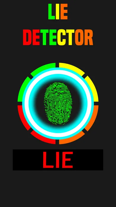 Lie Detector Fingerprint Truth or Lying Touch Test Scanner HD +应用截图