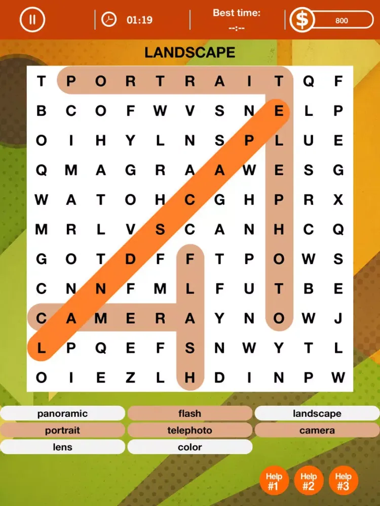 Word Search Puzzle Game - Find the Words iPad  Screenshots