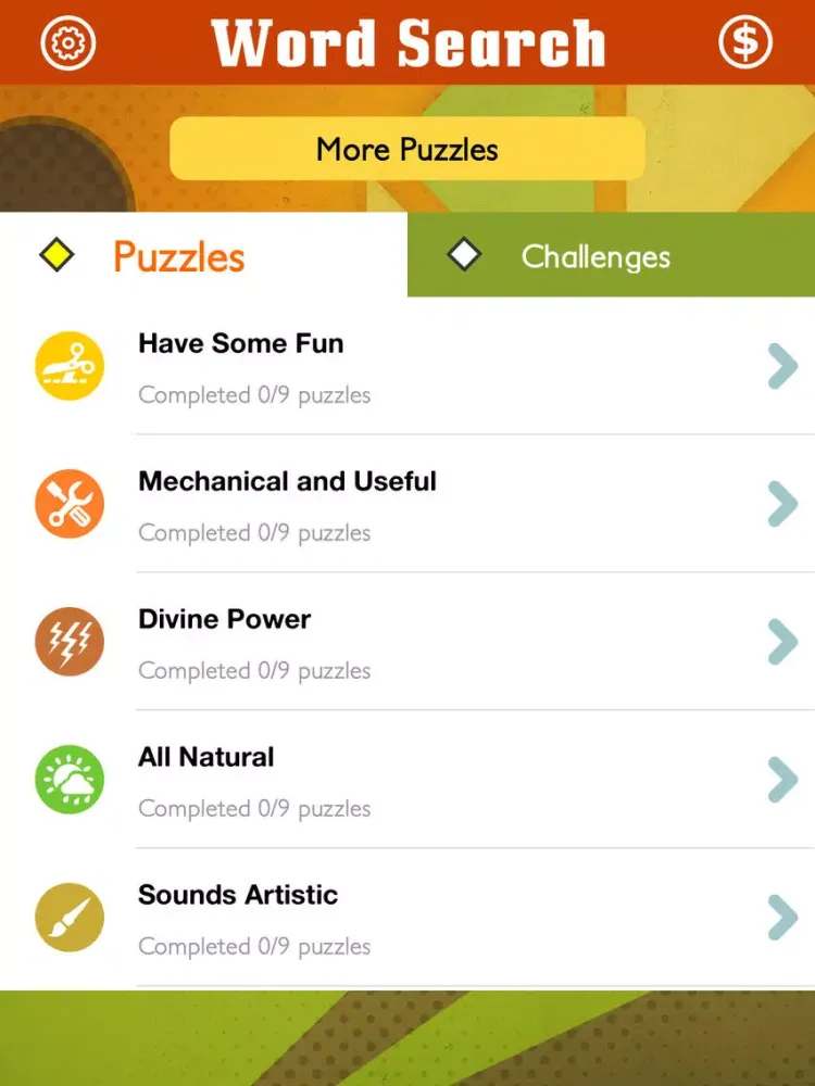 Word Search Puzzle Game - Find the Words iPad  Screenshots