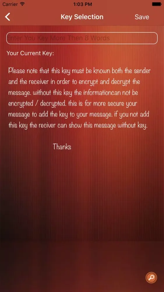 Tangkapan skrin Smart Message Secure SH
