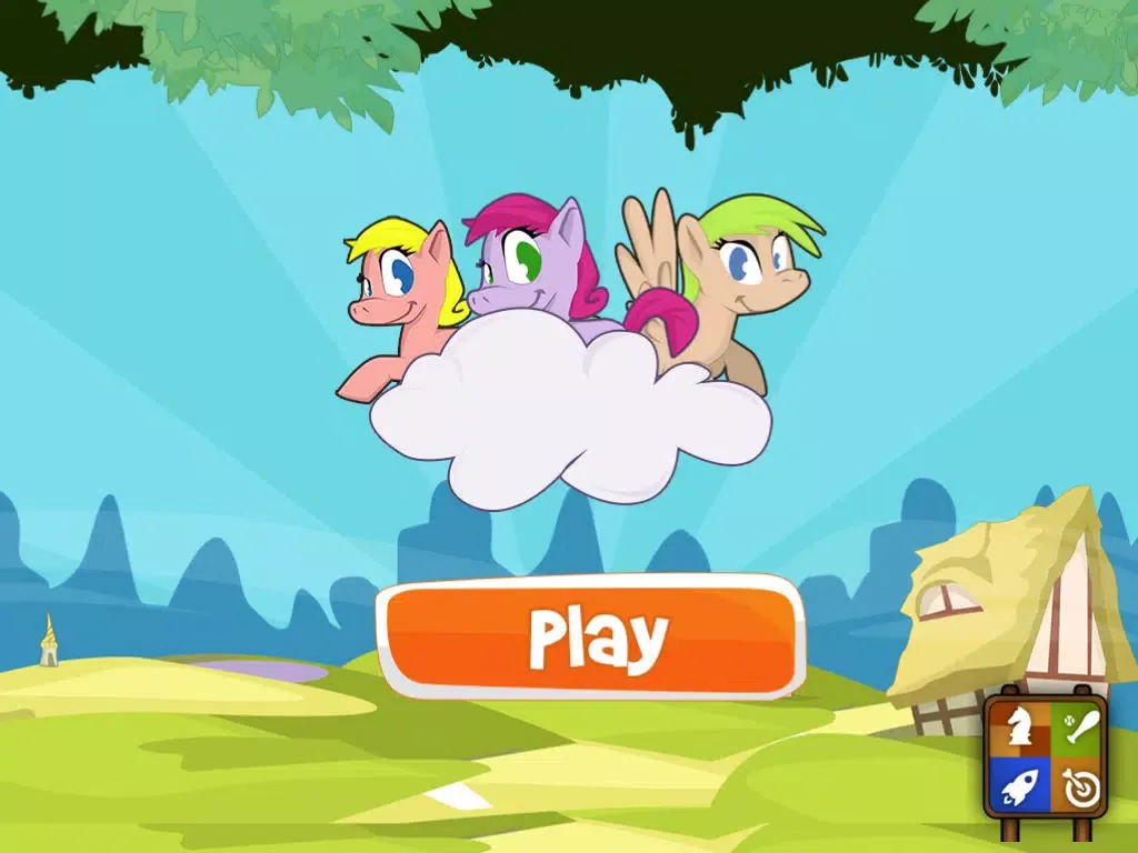 Cute Pony Friendship Run and Jump iPad  Ekran Görüntüleri