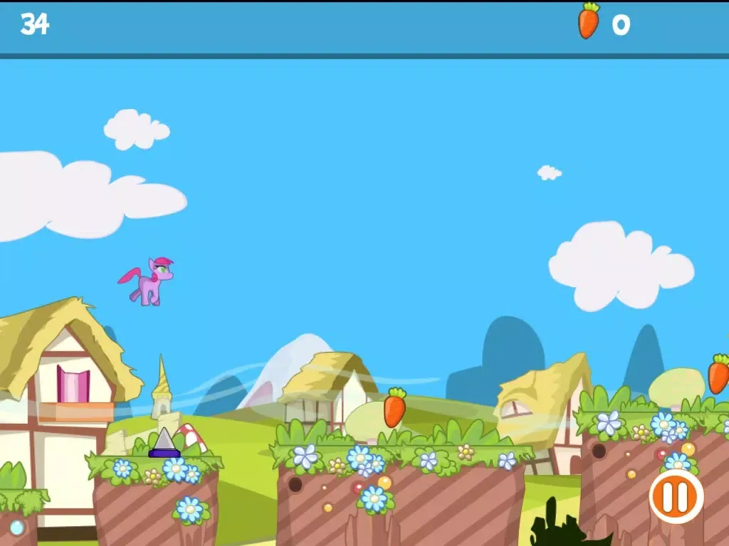 Cute Pony Friendship Run and Jump iPad  Ekran Görüntüleri