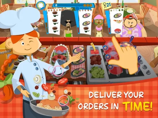 Ảnh chụp màn hình của Kitchen Fun - Chef Cooking Joy iPad 