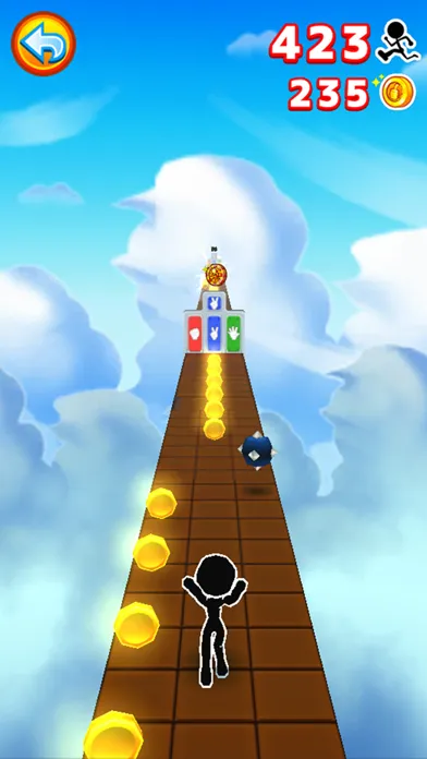 Tangkapan skrin RPS DASH - Free Run Game -