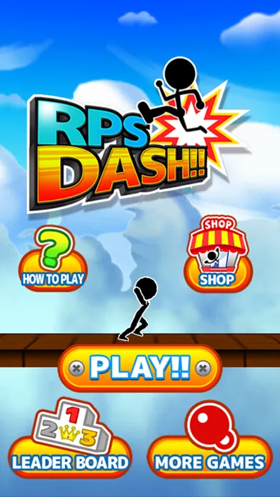 Tangkapan skrin RPS DASH - Free Run Game -