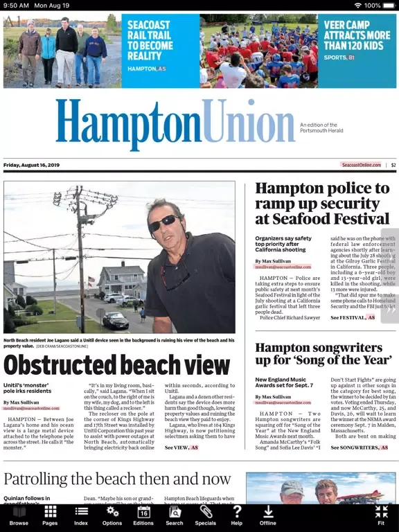 Hampton Union eEdition iPad  スクリーンショット