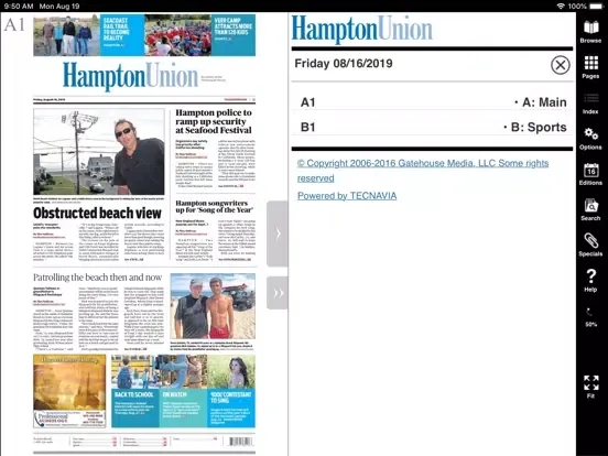 Hampton Union eEdition iPad  スクリーンショット