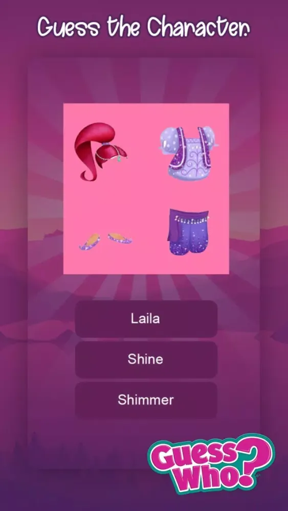 Quiz & Guess Shimmer and Shine应用截图