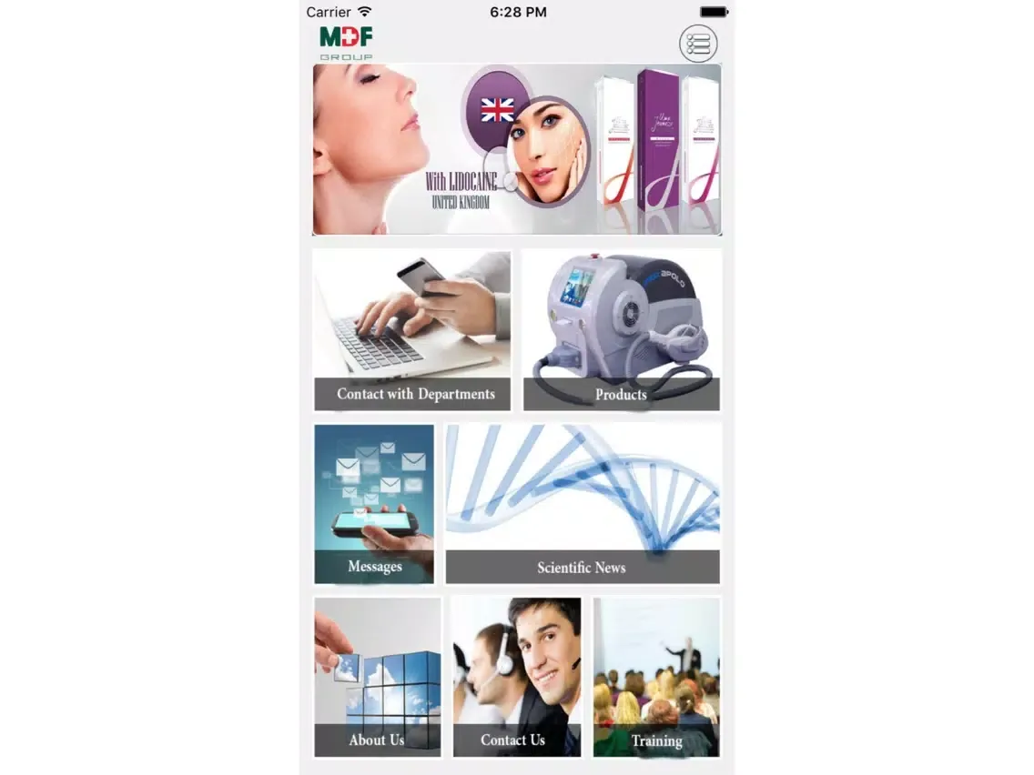 Capturas de pantalla de MDF Group En iPad 