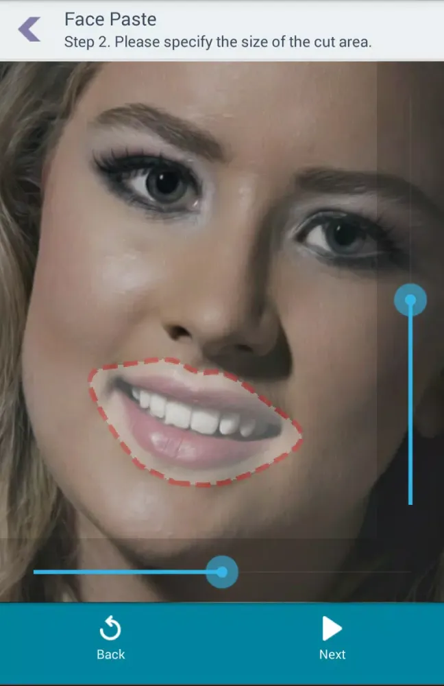 Capturas de pantalla de Face Paste
