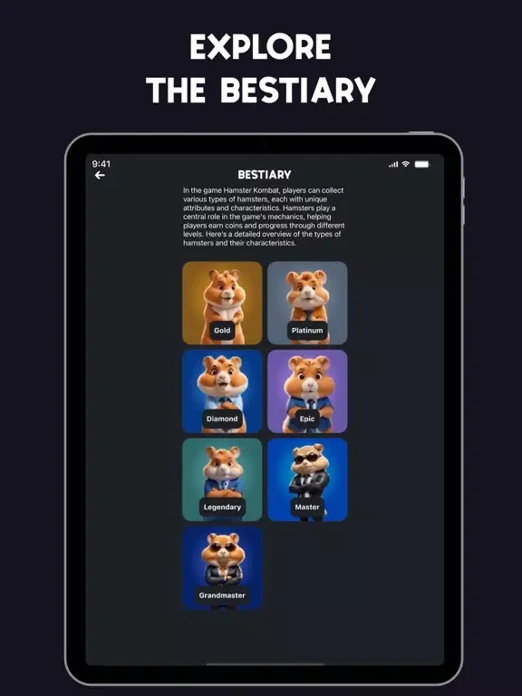 Zrzuty ekranu Hamster Kombat: Сlicker Guide iPad 