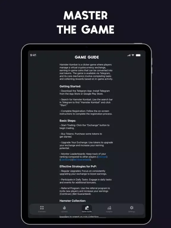 Zrzuty ekranu Hamster Kombat: Сlicker Guide iPad 