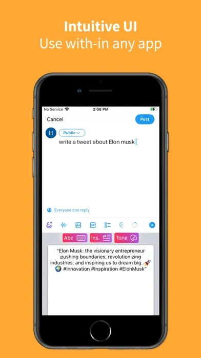 AI Keyboard Chatbot Screenshots