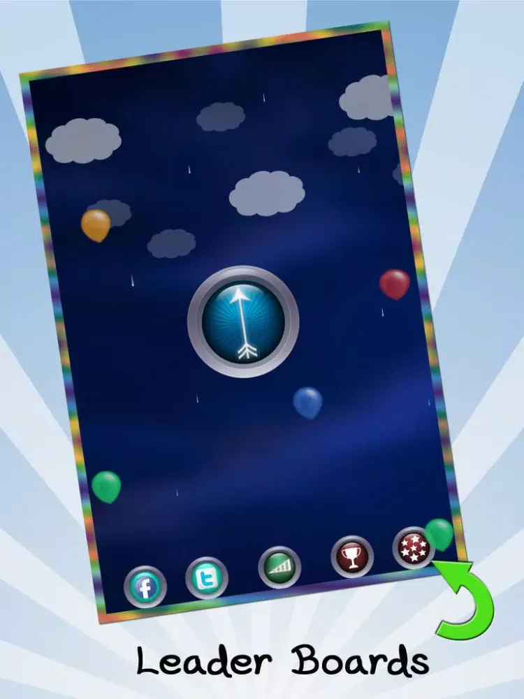 Capturas de tela do Arrows v.s Balloons Free iPad 
