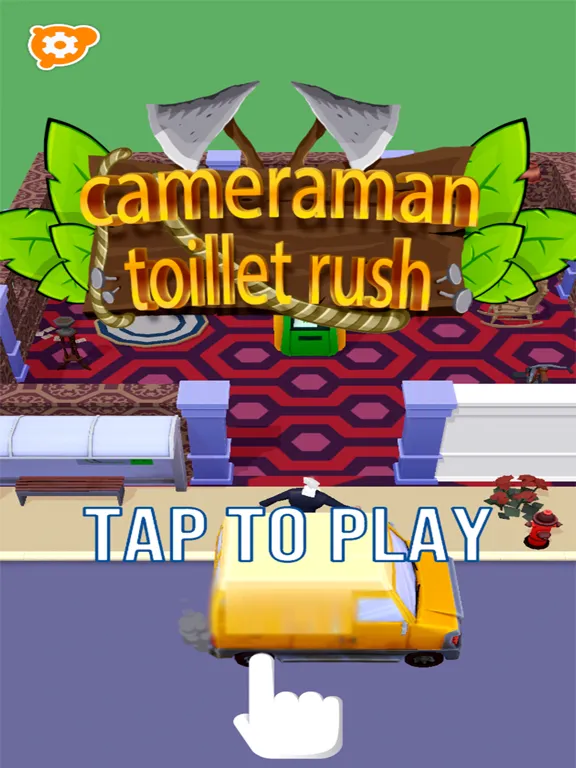 Cameraman Toilet Rush iPad 應用截圖