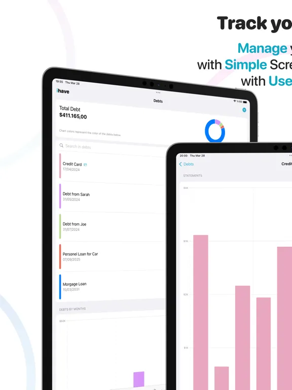 صور ihave - Budget Manager iPad 