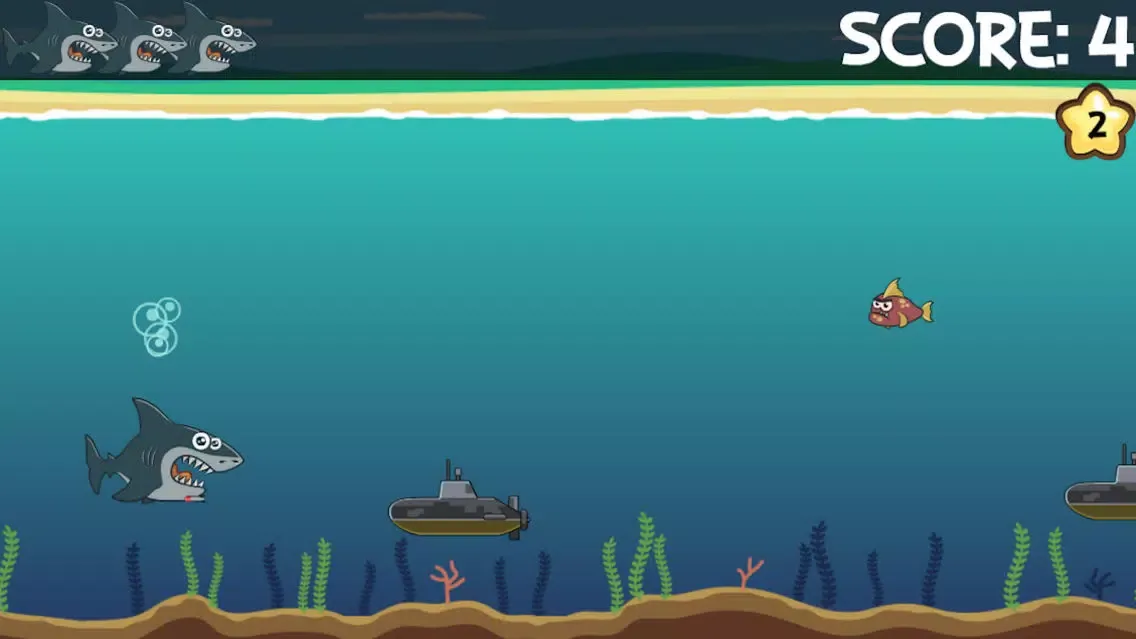 Sharks Journey in Sea স্ক্রিনশট