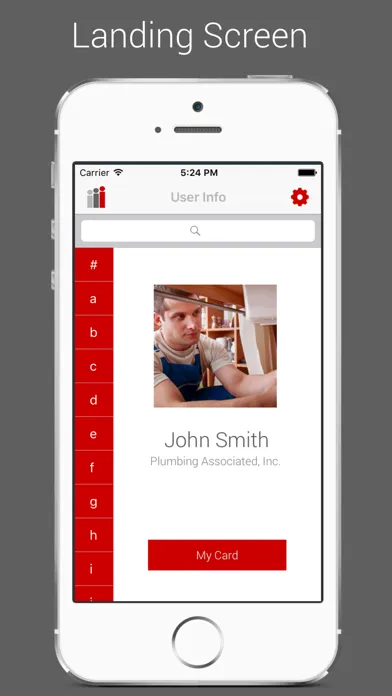 تصاویر i-Card Business Card App