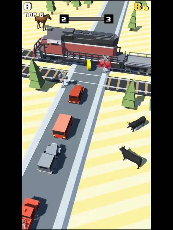 تصاویر Crossy Tracks 3D iPad 