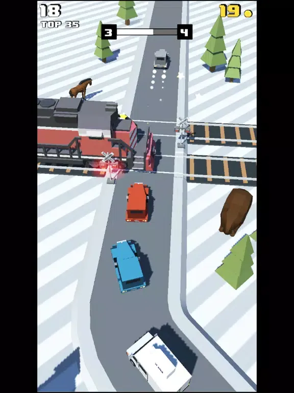 تصاویر Crossy Tracks 3D iPad 