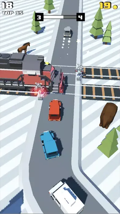تصاویر Crossy Tracks 3D