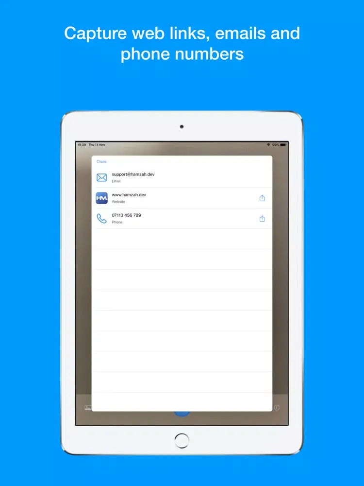 Capturas de pantalla de Paper Links iPad 