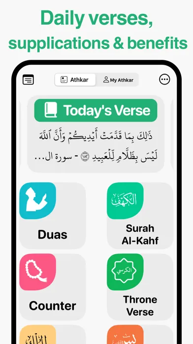 Capturas de pantalla de Azkar • اذكار : Athan & Prayer