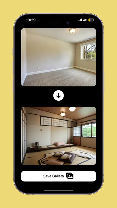 ภาพหน้าจอของ Gaudi: Interior AI Room Design