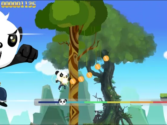 تصاویر Ninja panda angry run game iPad 