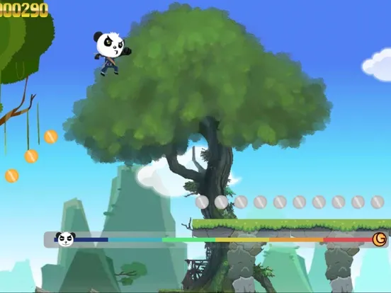 تصاویر Ninja panda angry run game iPad 