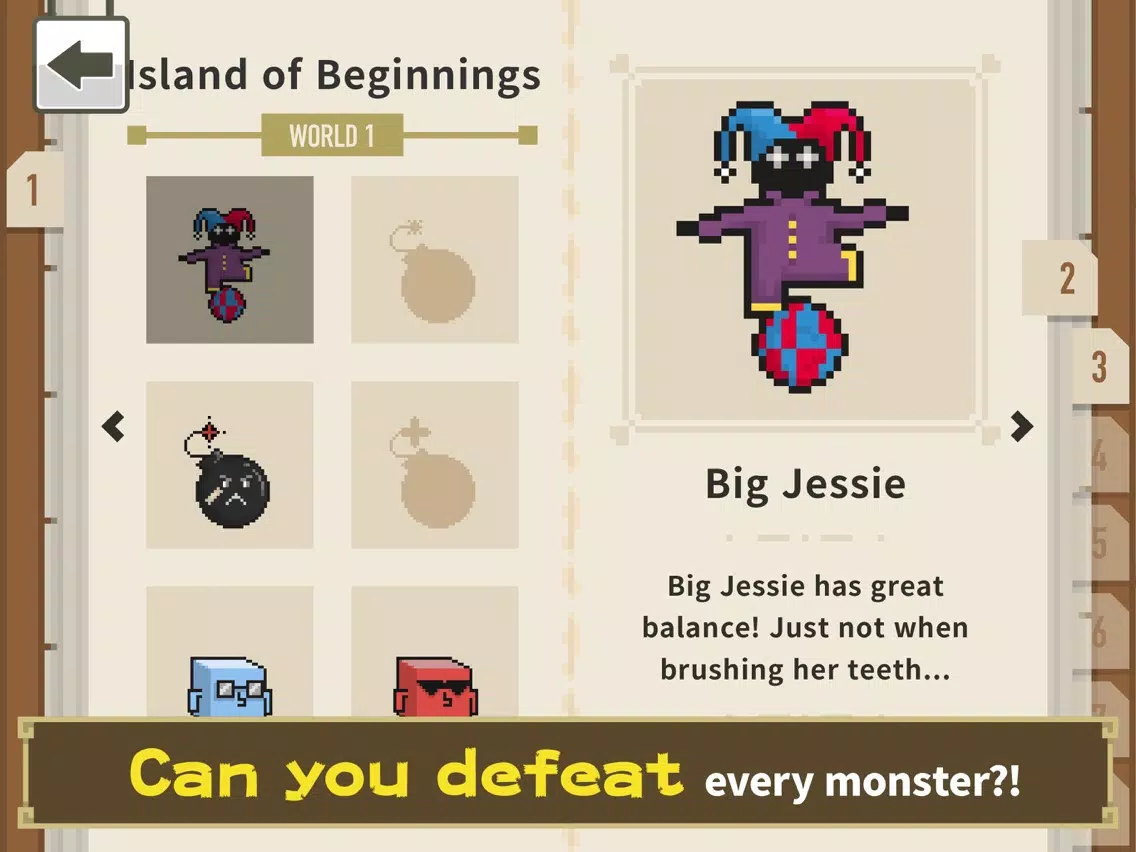 Captures d'écran de Think!Think! Monsters iPad 
