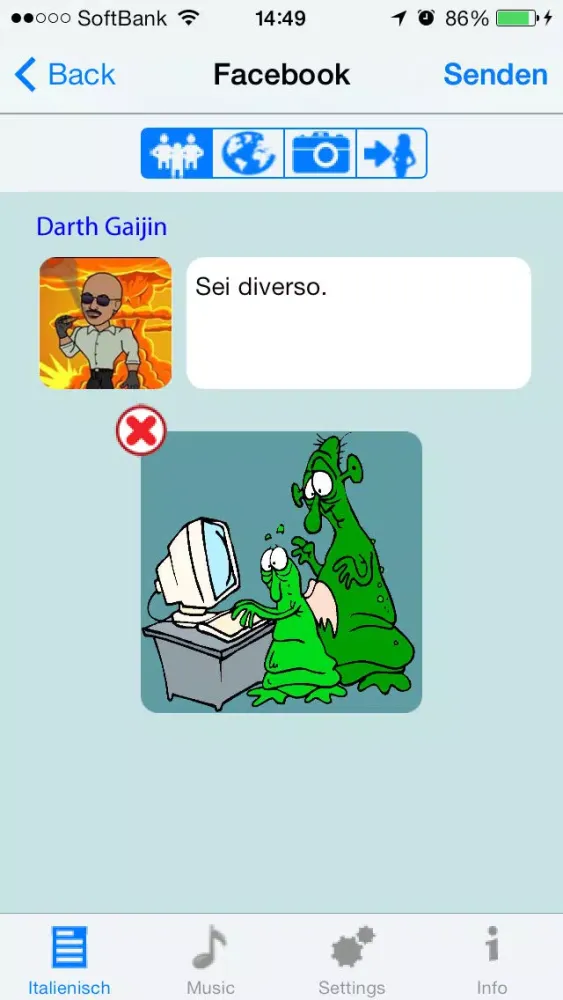 Ảnh chụp màn hình của Italienisch - Talking German to Italian Phrasebook + Translator