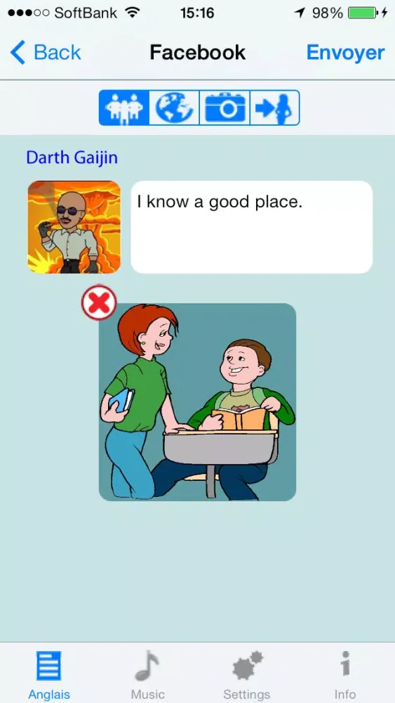 Captures d'écran de Anglais - French to English Talking Phrase Book and Translator