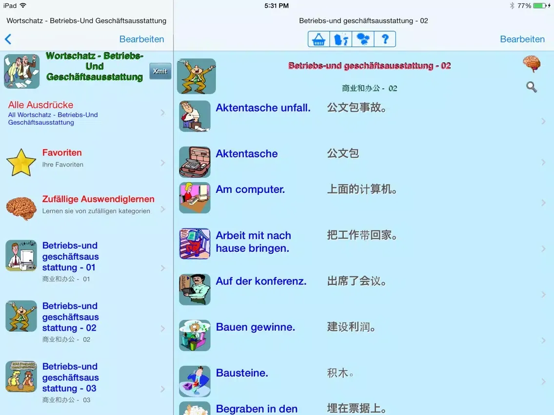 Скриншоты Chinesisch - Talking German to Chinese Translator + Phrasebook iPad 