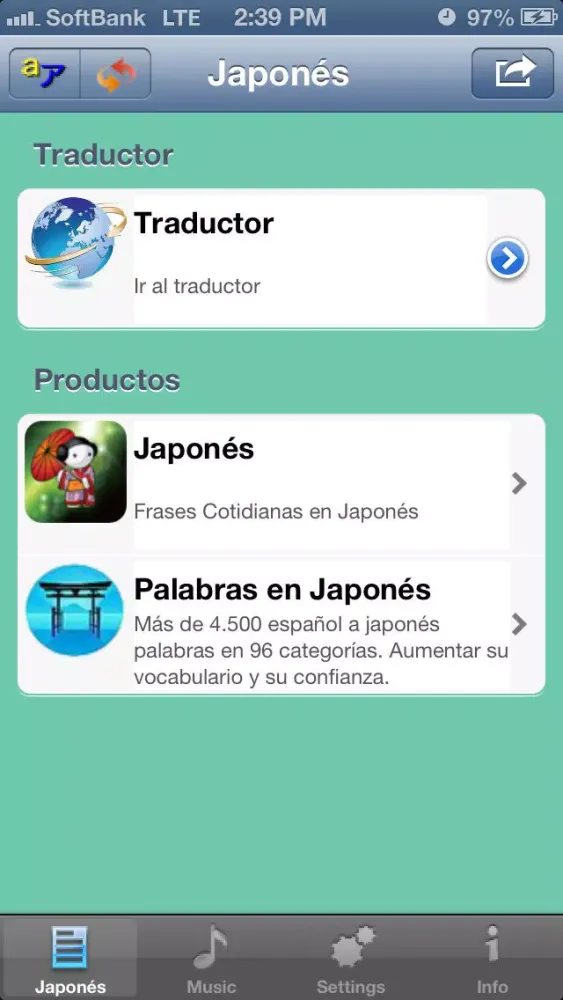 Japonés - Talking Spanish to Japanese Translator and Phrasebook স্ক্রিনশট