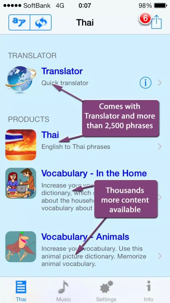صور Thai - Talking English to Thai Translator and Phrasebook