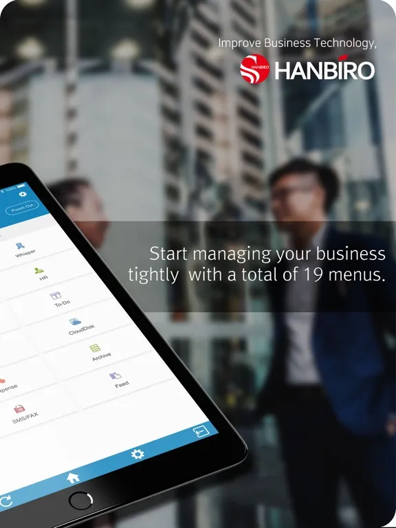 Hanbiro Groupware iPad  Ekran Görüntüleri