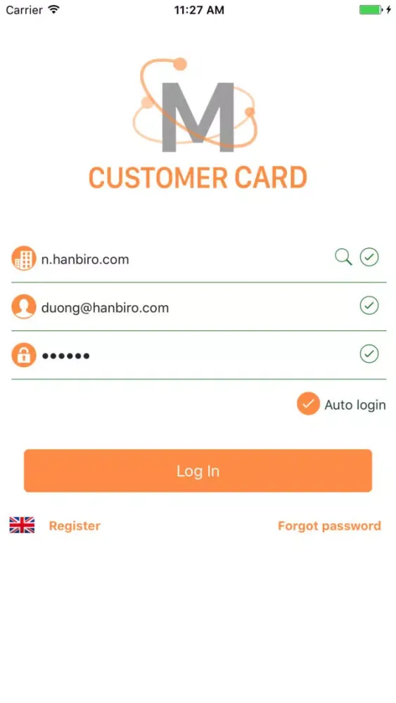 Ảnh chụp màn hình của Moffice CRM Customer Card