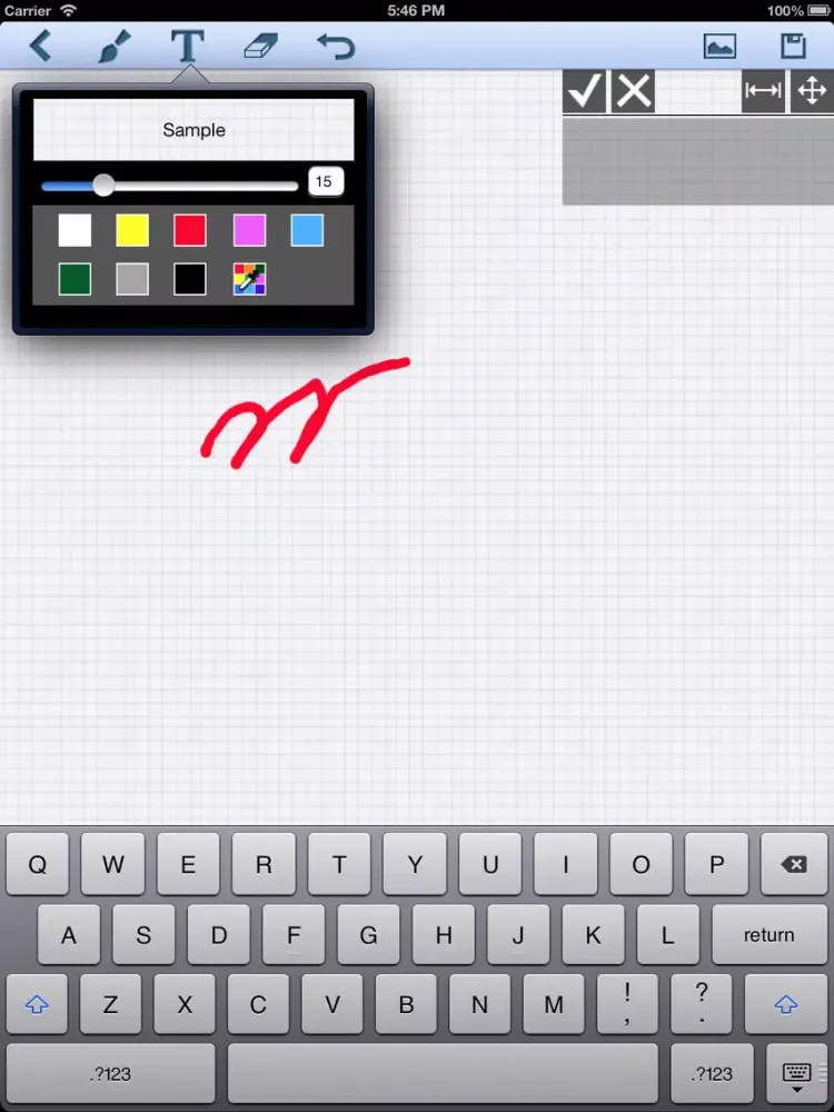 Groupware Note iPad  Screenshots