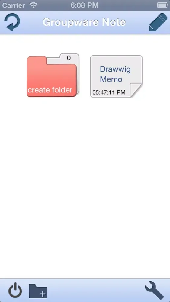 Groupware Note Screenshots