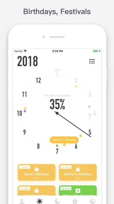 Zrzuty ekranu Time Arrow - Countdown Tracker