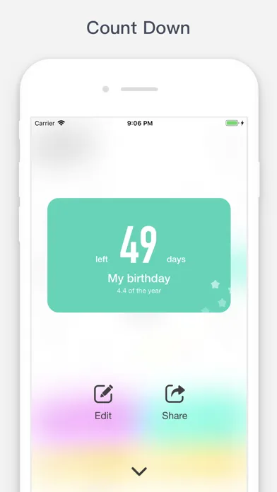 Zrzuty ekranu Time Arrow - Countdown Tracker