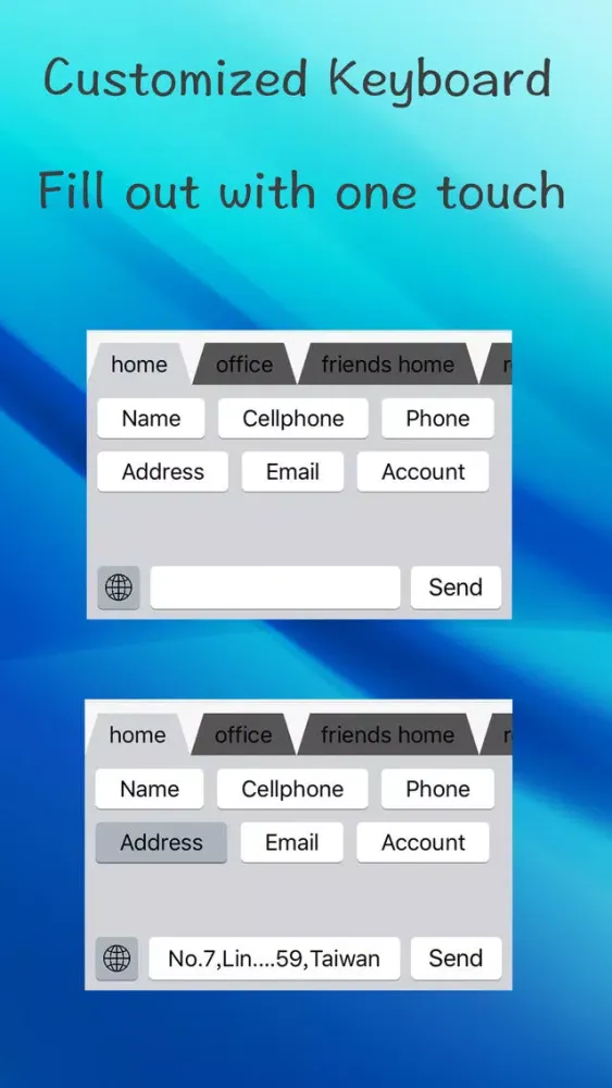 Скриншоты One Touch Keyboard PRO
