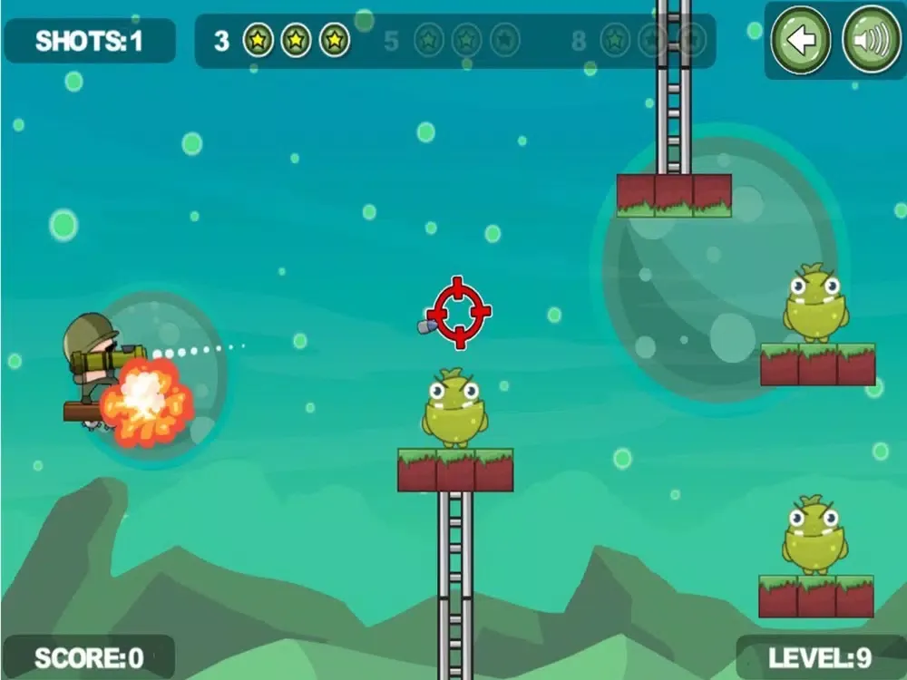 Screenshot di King Soldiers:Ricochet Kills iPad 