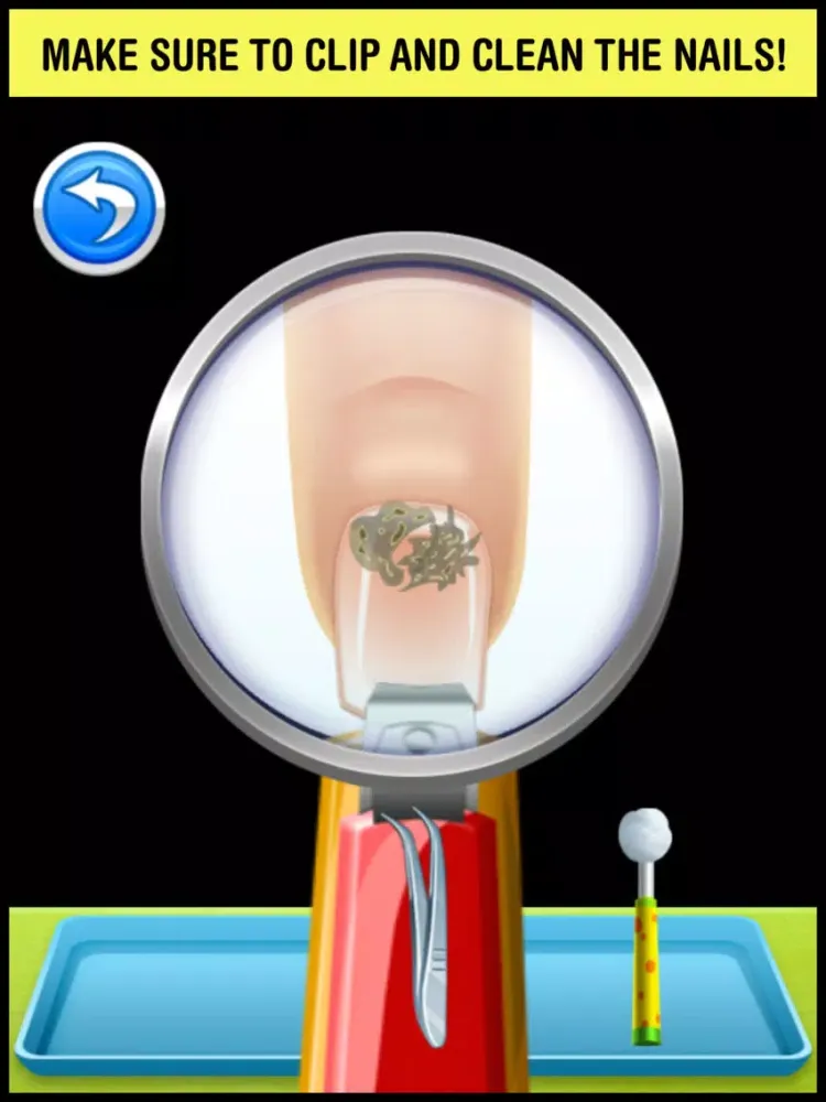 Tangkapan skrin Little Hand Doctor & Nail Spa Game - fun makeover salon for kids (boys & girls) iPad 