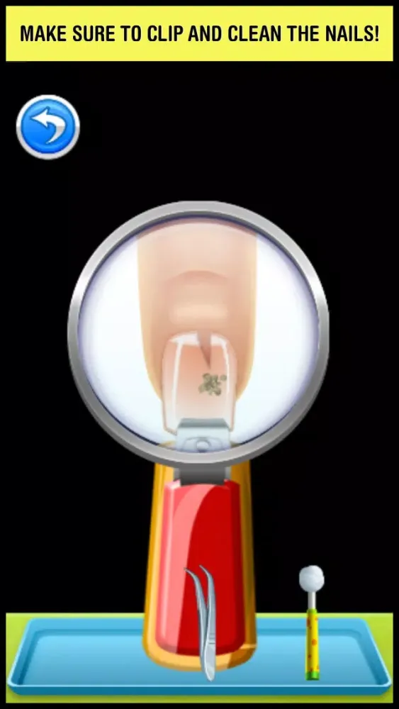 Tangkapan skrin Little Hand Doctor & Nail Spa Game - fun makeover salon for kids (boys & girls)